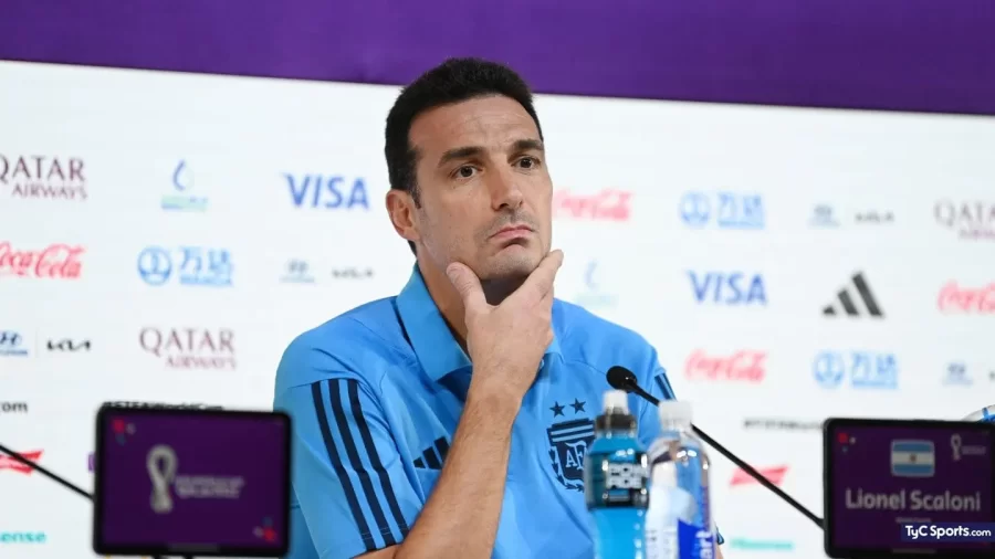 Scaloni: ”La ilusión nuestra es la de todos los argentinos y este equipo juega por ellos”