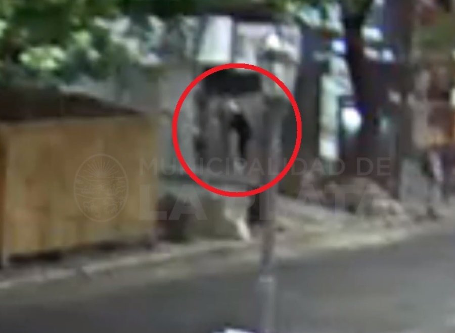 Rompieron el vidrio de una casa de cambio y cayeron en 8 y 46: así fue toda la secuencia