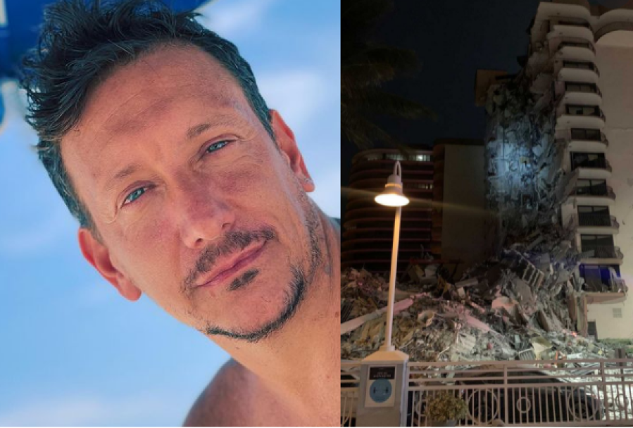 Habló Nico Vázquez tras el derrumbe del edificio: ”Gracias a Dios, nosotros estamos bien”