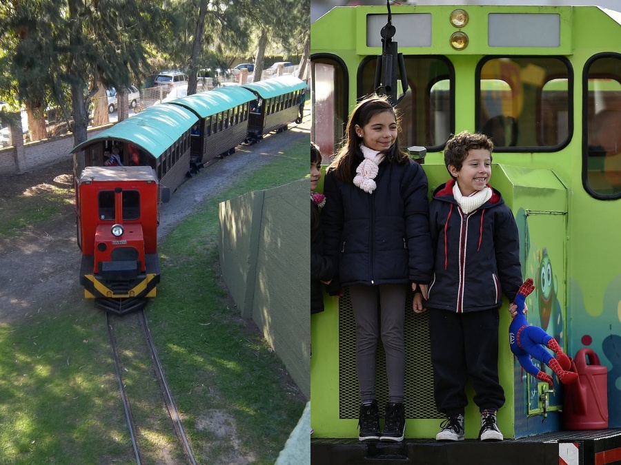 El trencito nuevo y el histórico de la República de los Niños de La Plata volverán a funcionar en las vacaciones de invierno
