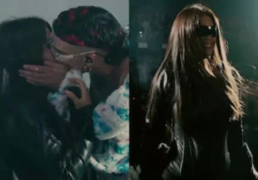 Wanda Nara debutó en el escenario al ritmo de Bad Bitch y terminó a los besos con Ca7riel y Paco Amoroso