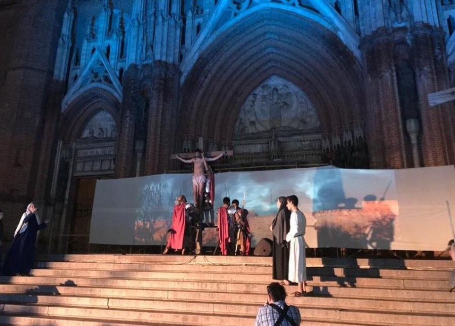 Así será el Vía Crucis musical que copará las calles del centro platense esta tarde