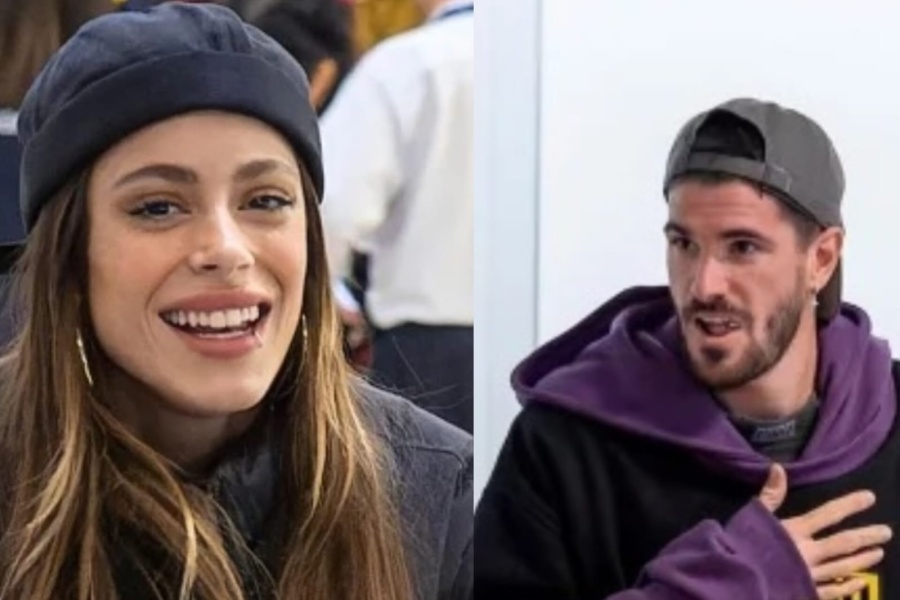 Tini Stoessel y Rodrigo de Paul ya están en España para recibir el 2023: de la mano y miradas cómplices de amor puro