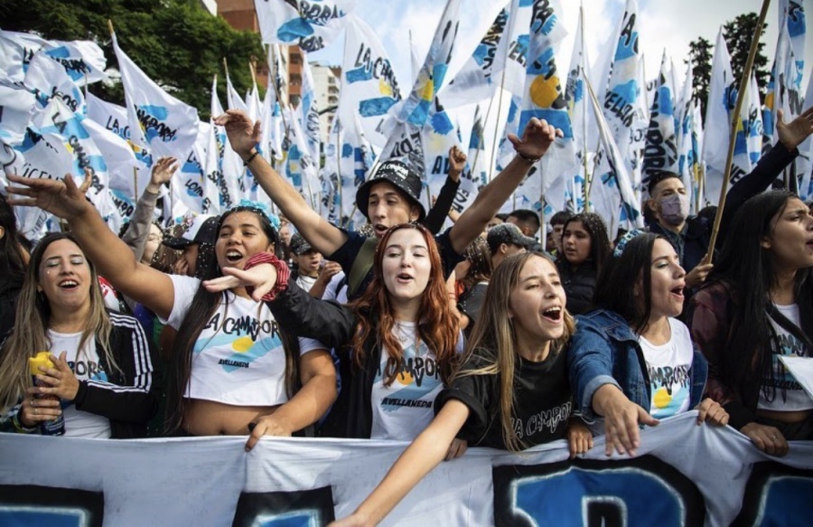 EN VIVO: La caminata de La Cámpora desde la ex Esma hasta Plaza de Mayo