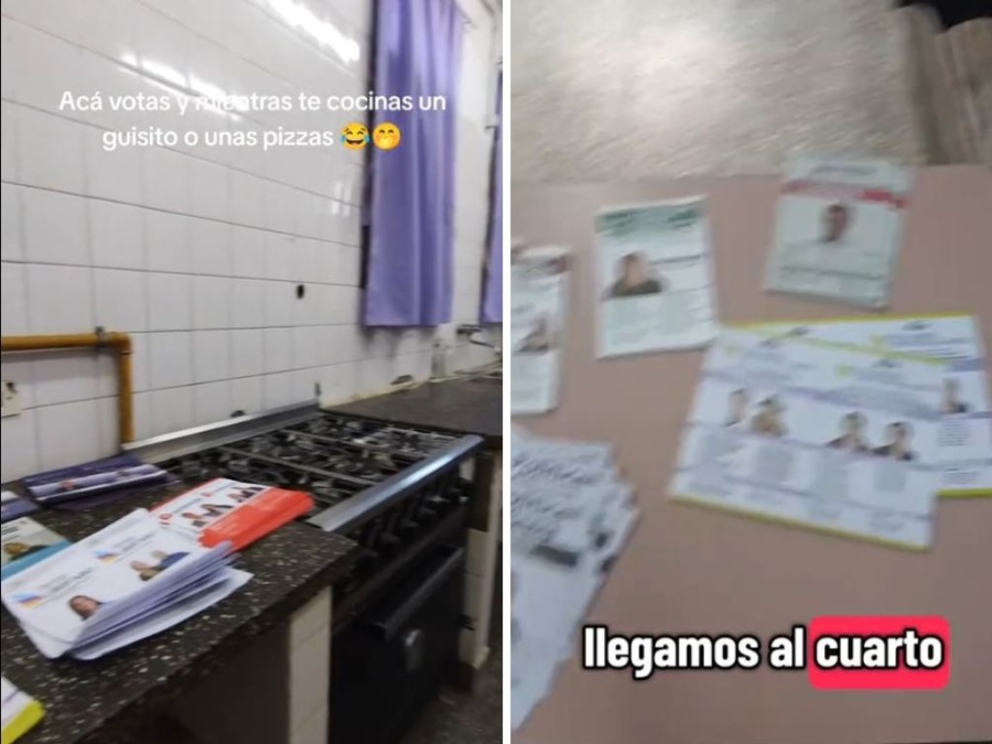”La cocina oscura”: En Tik Tok mostraron los lugares menos pensados donde votaron algunos
