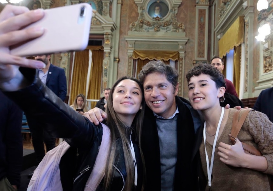 Kicillof escuchó a 100 alumnos y alumnas de toda la Provincia y se larga el Consejo Consultivo de Estudiantes Secundarios