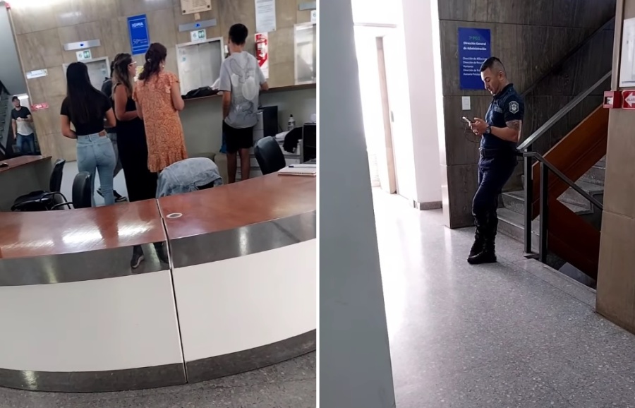 Una afiliada de IOMA se cansó de esperar en la sede de La Plata y explotó: ”Hacen mesa redonda y desayunan”