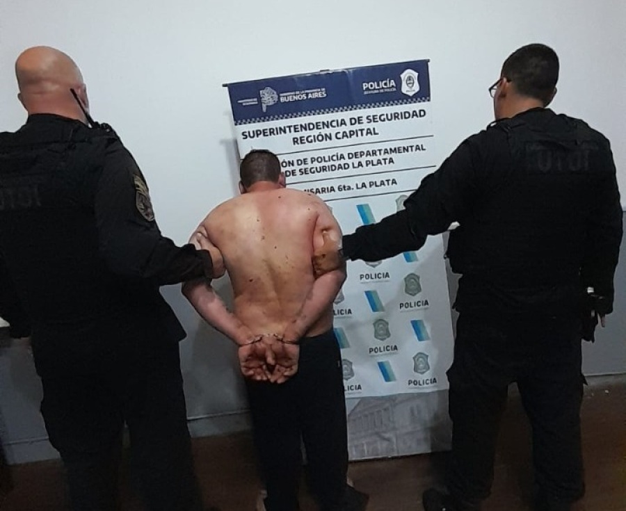 Detuvieron a un hombre en Tolosa acusado de atacar a 4 personas utilizando un machete