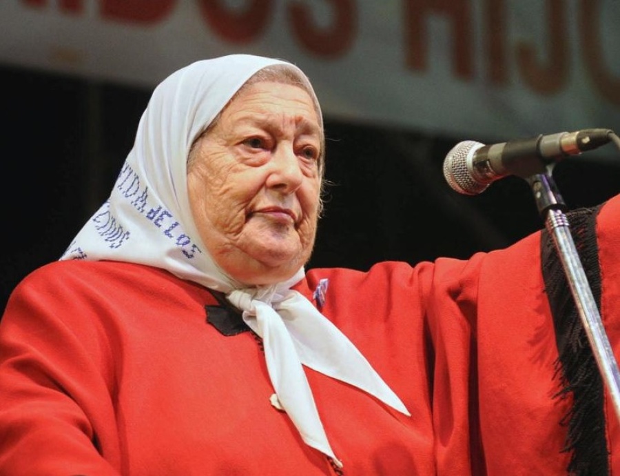 Parte médico de Hebe de Bonafini, internada en La Plata: ”Se encuentra en buen estado, en habitación de la sala general”