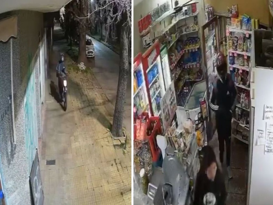 Se hicieron pasar por repartidores, pero eran motochorros y robaron un comercio en La Plata