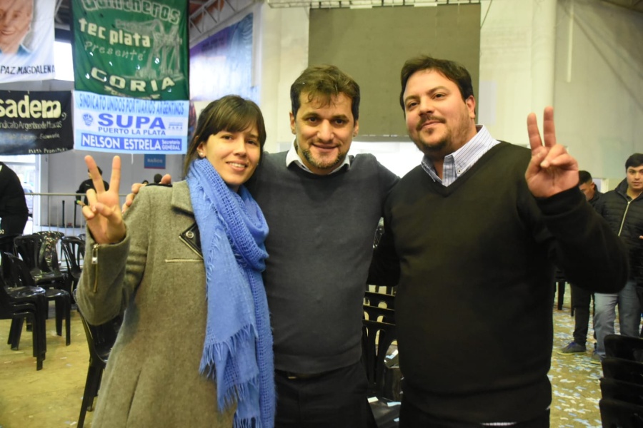 Nano Cara en la presentación de la lista de Julio Alak: ”Toda la comunidad platense se está quedando fuera de la gestión”