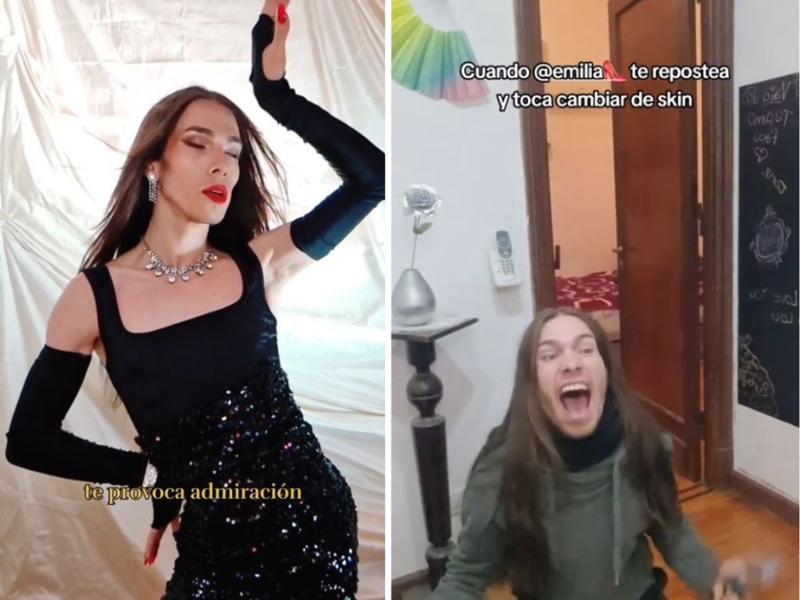 ”Con mis tacos de la feria...”: Parodió a Emilia Mernes y hasta a la cantante le gustó