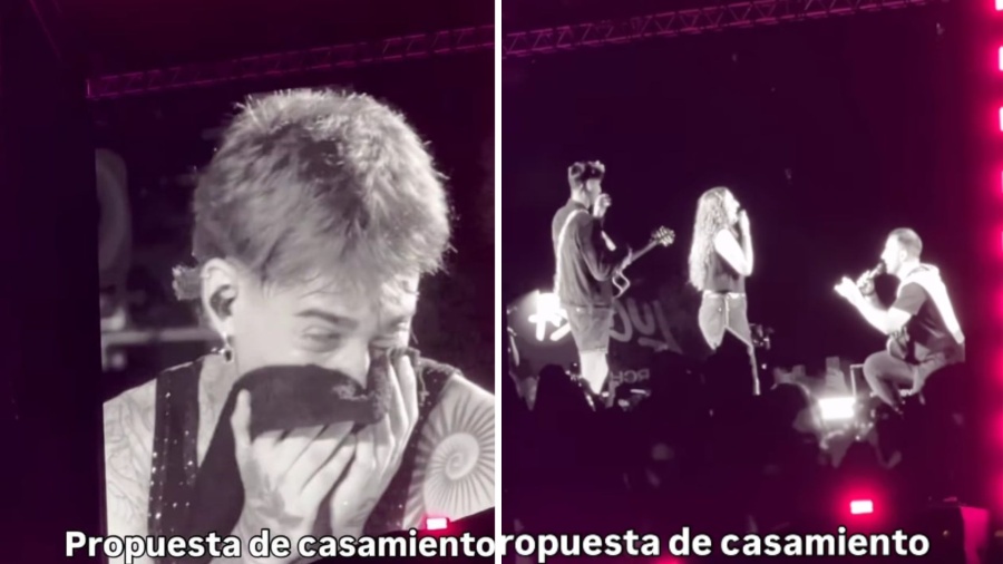 Luck Ra se emocionó hasta las lágrimas por una propuesta de casamiento en su primer Vélez