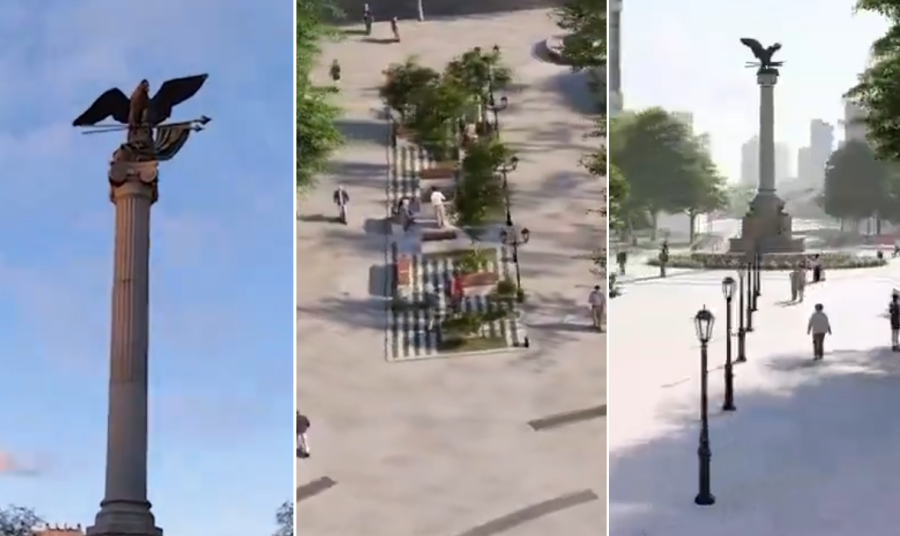 Alak publicó un video de 9 minutos sobre la historia y las obras que se realizarán en Plaza Italia