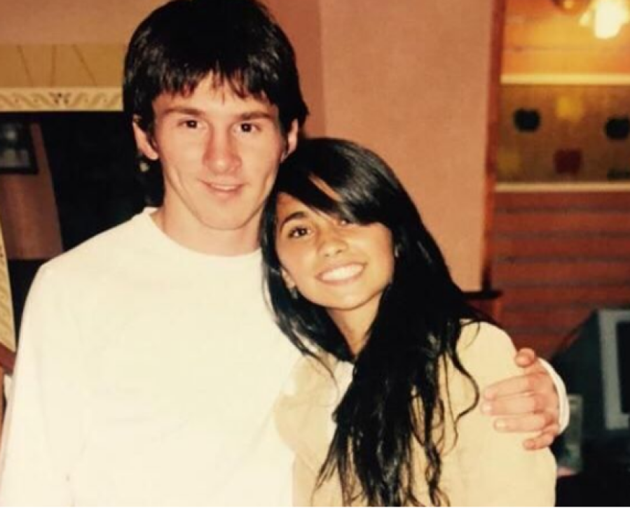 La foto retro de Messi y Antonela en el día de su cumpleaños