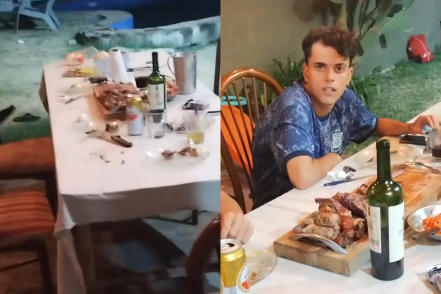Un grupo de amigos de La Plata actuó una escena cuando estaban en pleno asado y fue furor: ”En efecto es cine”