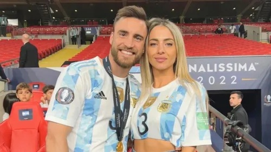“En menos de 20 días me caso. Nada, eso”: Nicolás Tagliafico y su novia Caro Calvagni celebrarán su boda después del Mundial