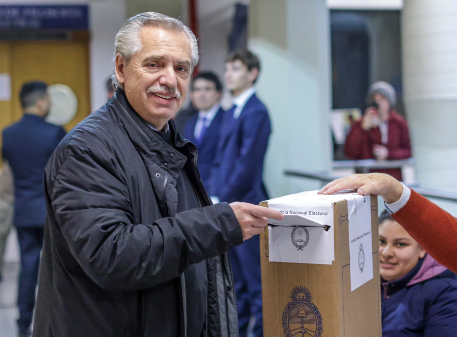 Alberto Fernández: ”Siempre que se vota, Argentina se transforma en un país mejor”