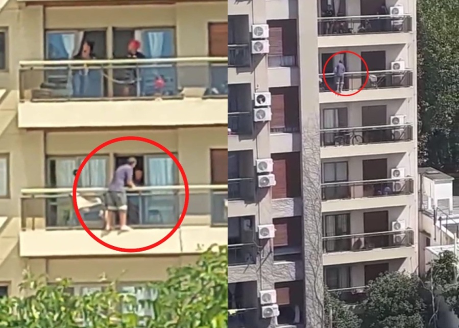 Un platense se quiso tirar de un balcón en la zona de 10 y 43