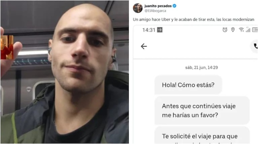 Una joven le hizo un insólito pedido al chofer de una app para ver si su novio le era infiel