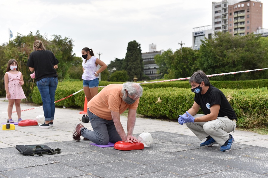 Gran jornada de concientización y capacitación de RCP este sábado en plaza Malvinas: ”Son técnicas que salvan vidas”