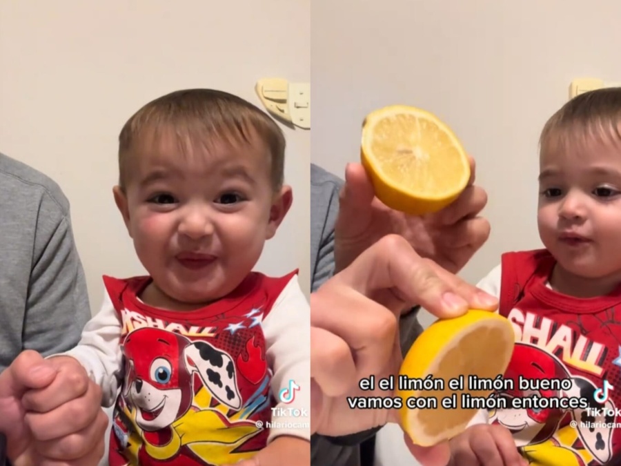 Hilario, el niño de La Plata que conquistó Tik Tok con su reacción al probar pomelo y limón