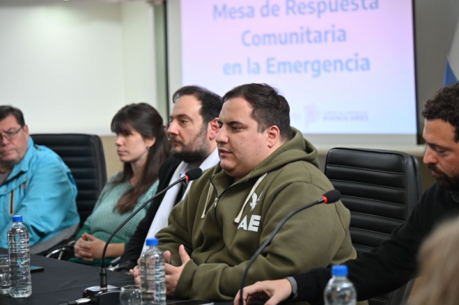 Lanzaron la Mesa de Respuesta Comunitaria para las emergencias en la Provincia con la participación de bomberos y rescatistas