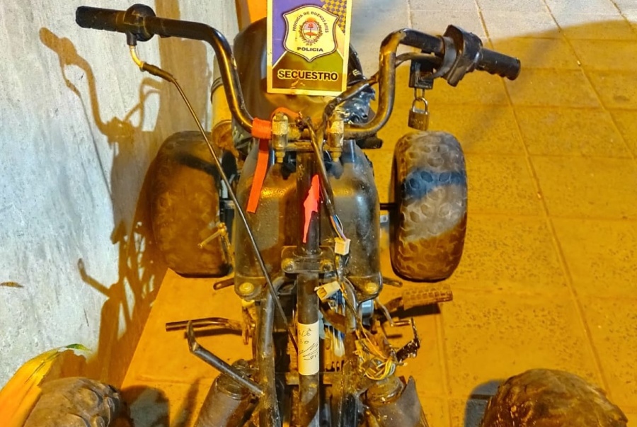 Gracias a un accidente, recuperaron un cuatriciclo en Berisso que había sido robado en el 2013