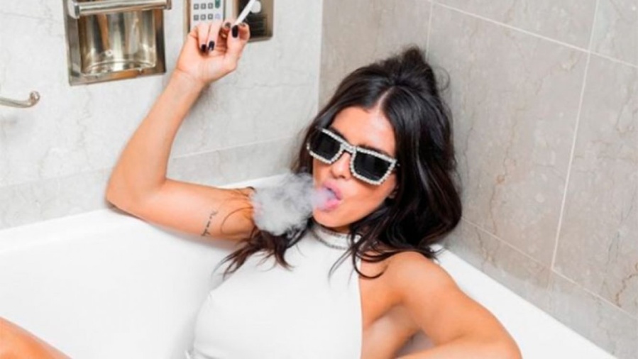 Desde la bañera, la China Suárez le hizo frente a los rumores de embarazo