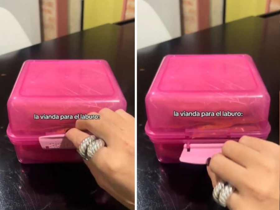 La vianda para el trabajo de esta tiktoker generó polémica, pero principalmente envidia