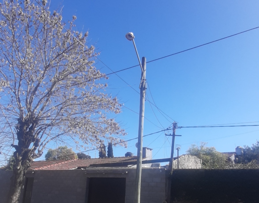 En la zona de 59 bis y 145 reclamaron por la falta de iluminación: ”Esperamos tener una respuesta favorable”