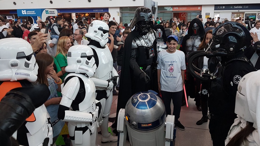 Harán una colecta solidaria en La Plata con un desfile de los personajes de Star Wars