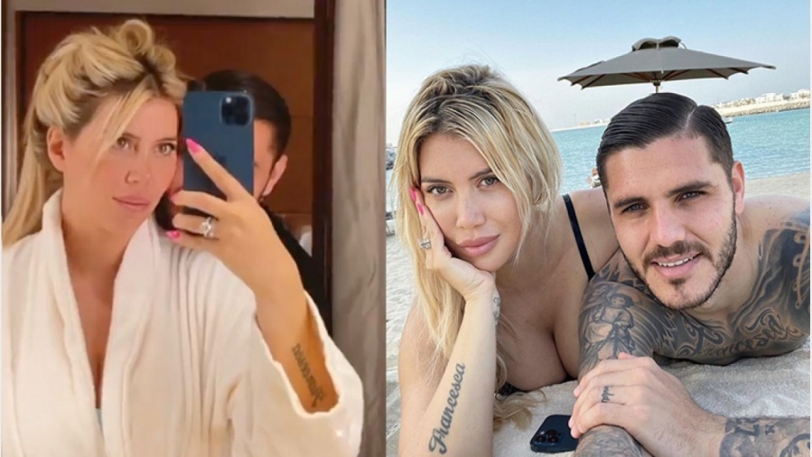 Wanda Nara y Mauro Icardi se mostraron muy enamorados en Dubai