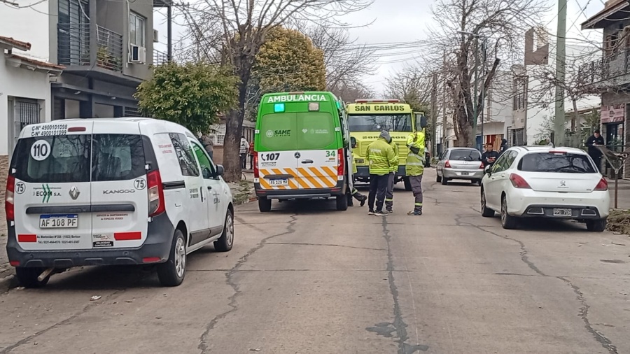 Otro incendio en La Plata: dos personas tuvieron que ser rescatadas en un edificio de La Loma