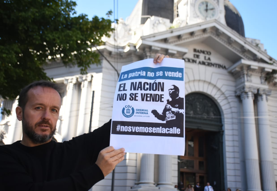 Nueva movida en La Plata contra la privatización del Banco Nación: “Hay un estudio jurídico trabajando en la reconversión”