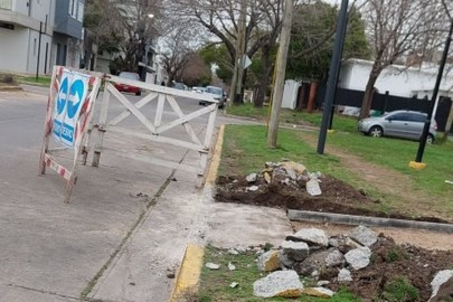 ”Los peatones caminamos por el pasto o la calle”: la queja de un vecino de 52 y 30