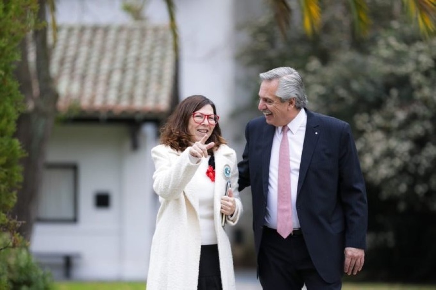 Alberto Fernández se reunió con Silvina Batakis en Olivos