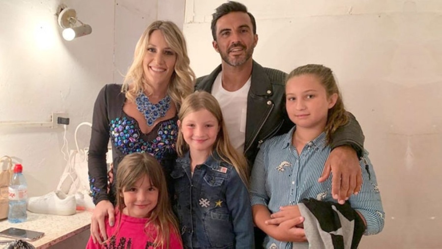 ”Un poco de solcito”, la tierna foto de Fabián Cubero con sus hijas