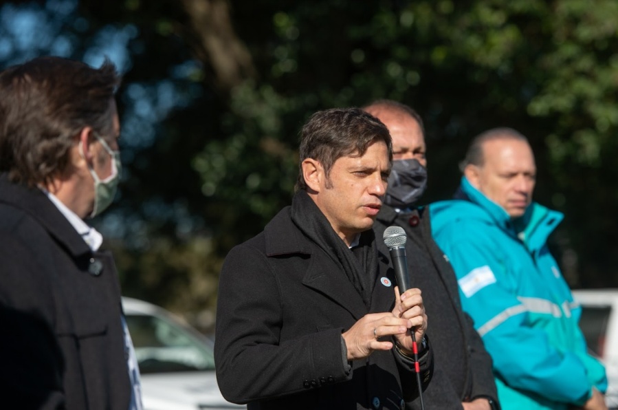 Kicillof presentó nuevos móviles policiales en San Miguel: ”No hubo inversión en seguridad en los últimos años”