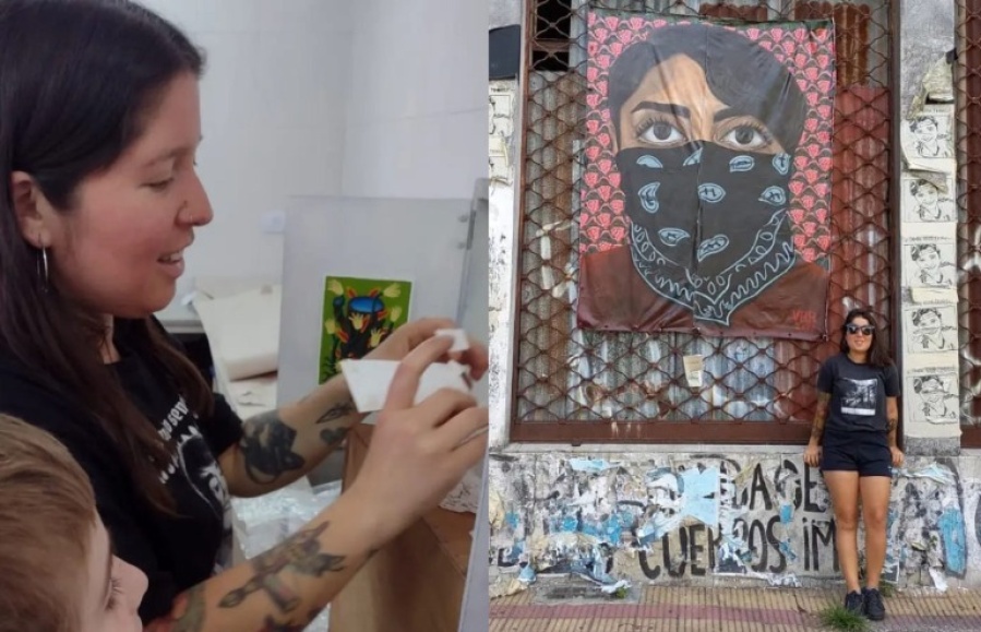 Transformó todos los rincones platenses que pudo, pero por cosas de la vida se mudó a Chile, y lo cuenta: ”Fuera de contexto”