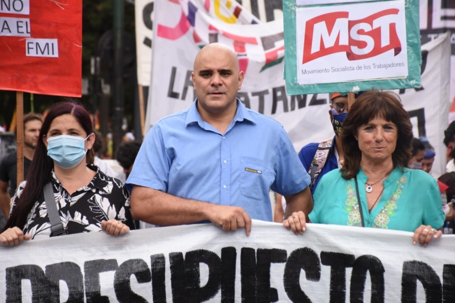 La izquierda se movilizó en el centro platense contra el Presupuesto 2022: se tratará el 28 de diciembre