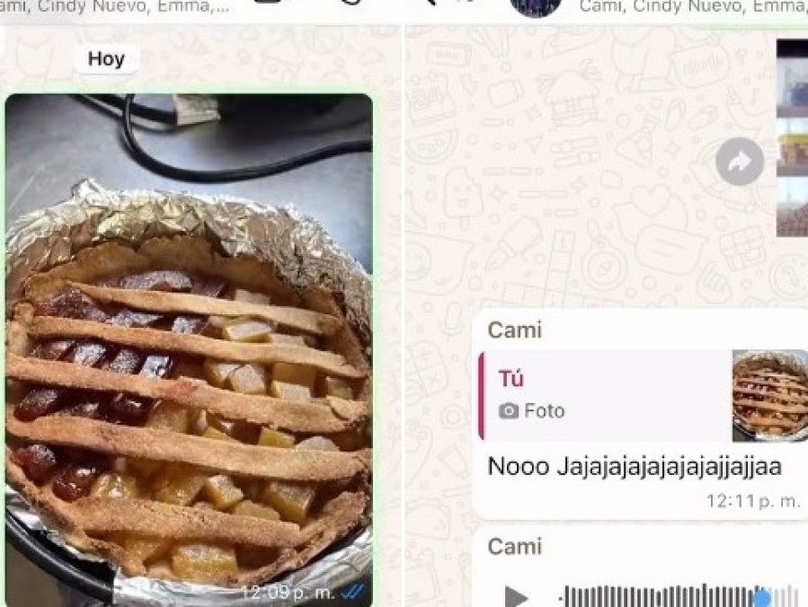 Hizo su primera pastafrola sin mirar ninguna receta y su familia estalló de la risa: ”Lo que cuenta es la intención”