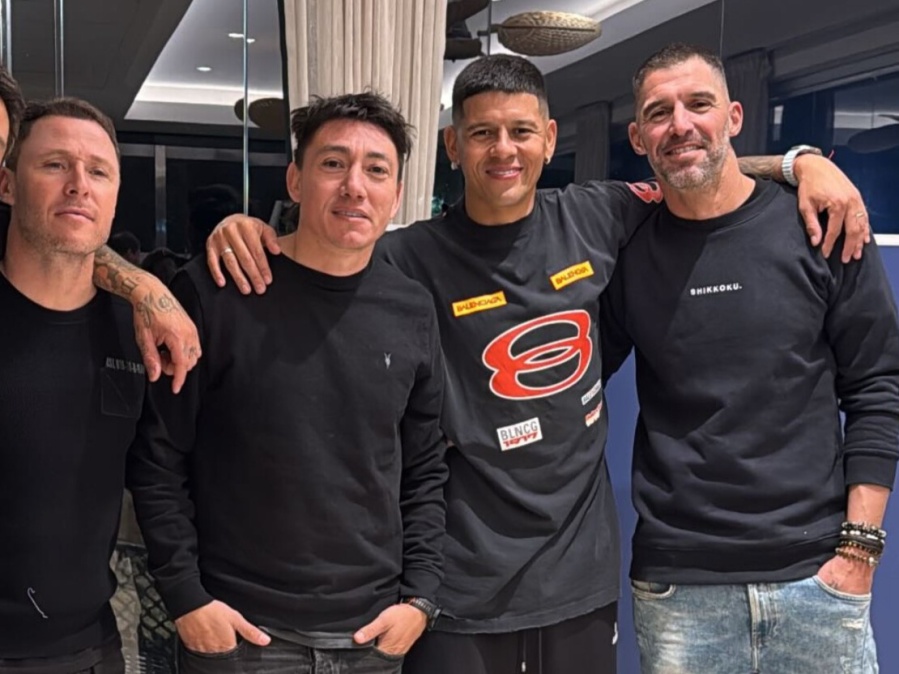 Encuentro Pincharrata: Andújar, Damonte y Lugüercio recordaron sus inicios en el León y se cruzaron con otro ex Estudiantes