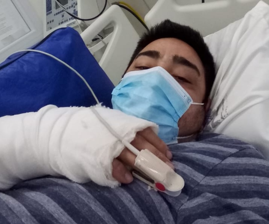 Fue atropellado en La Plata, necesita 80.000 pesos para operarse y lo agarró sin trabajo: “Para nosotros es un montón”