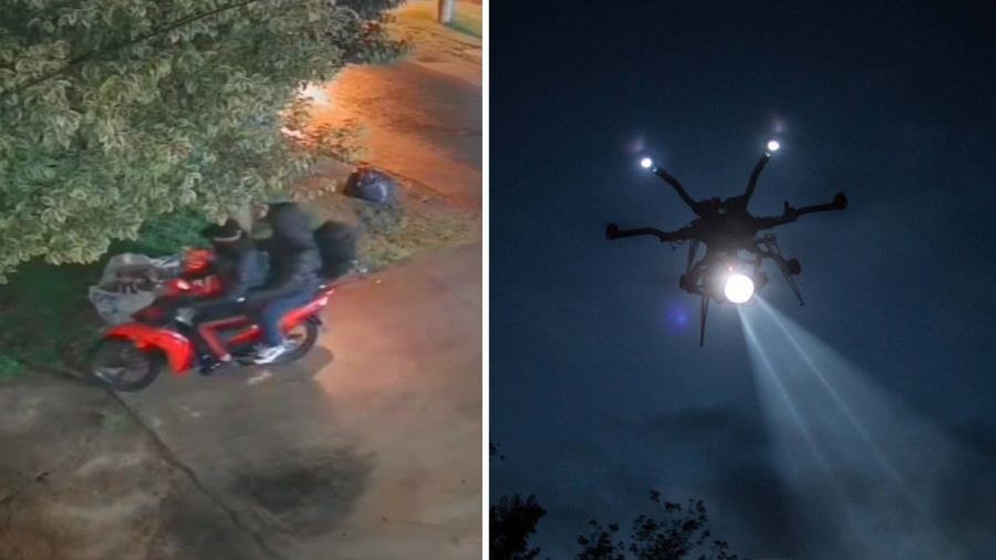 Delincuentes utilizaron un dron para confirmar que no había nadie y robaron una casa en Los Hornos