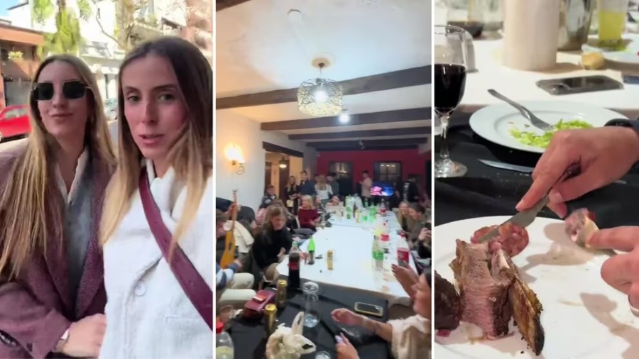 Un grupo de españoles probaron asado en Argentina y sus reacciones se hicieron virales
