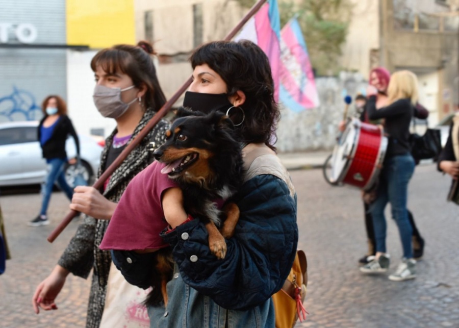 Vuelven a marchar en La Plata, pidiendo justicia por la trans asesinada en la zona roja