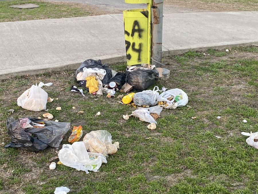 Un vecino de Villa Castells reclamó por la acumulación de basura en la vía pública