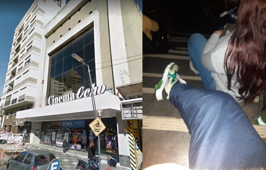 Vergonzoso e ilegal: acusan a Cinema 8 de sobrevender tickets y dejar a la gente sentada en el piso