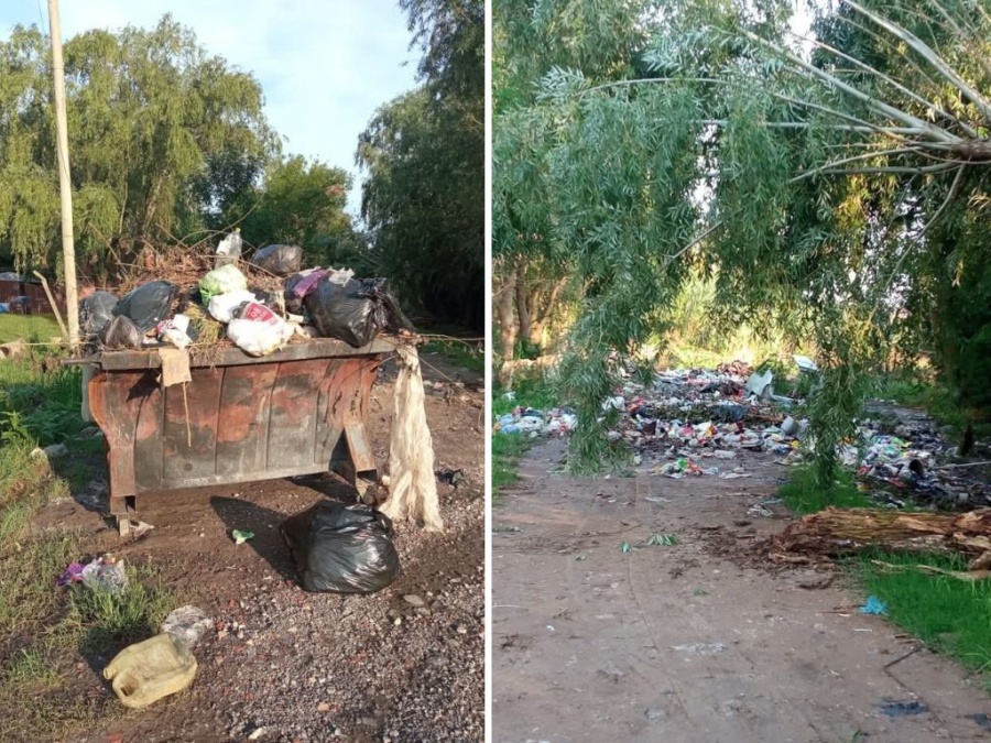 Reclamaron por la limpieza del espacio público en un tramo de la calle 116 y la 117